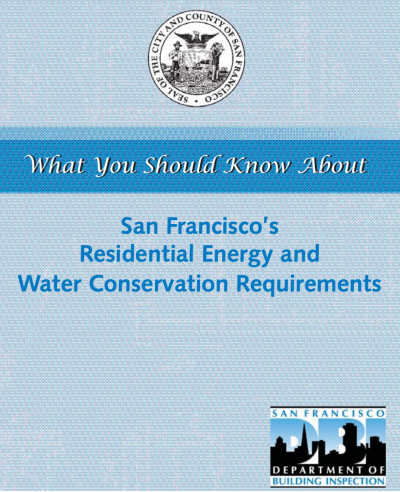 Energy & Water Conservation Disclosures in SF Real Estate